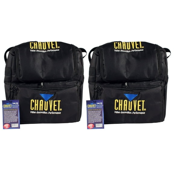 2 Chauvet CHS-40 Travel Bag/Case Circus/Scorpion Storm FX/Gobo Zoom/Eclipse+More