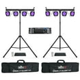thumbnail image 1 of 2 Chauvet DJ 4BAR LT QuadBT ILS Bluetooth Light Kits+Footswitches+DMX Controller, 1 of 12