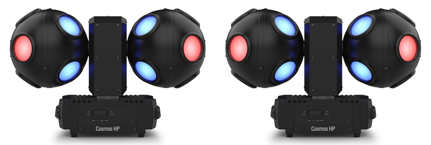 2) Chauvet DJ Cosmos HP RGBW LED DMX Beam/Strobe Dance Floor Effect Party Lights