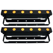 2 Chauvet DJ EZLink Strip Q6BT ILS RGBA Battery Wash Strip Lights w/Bluetooth
