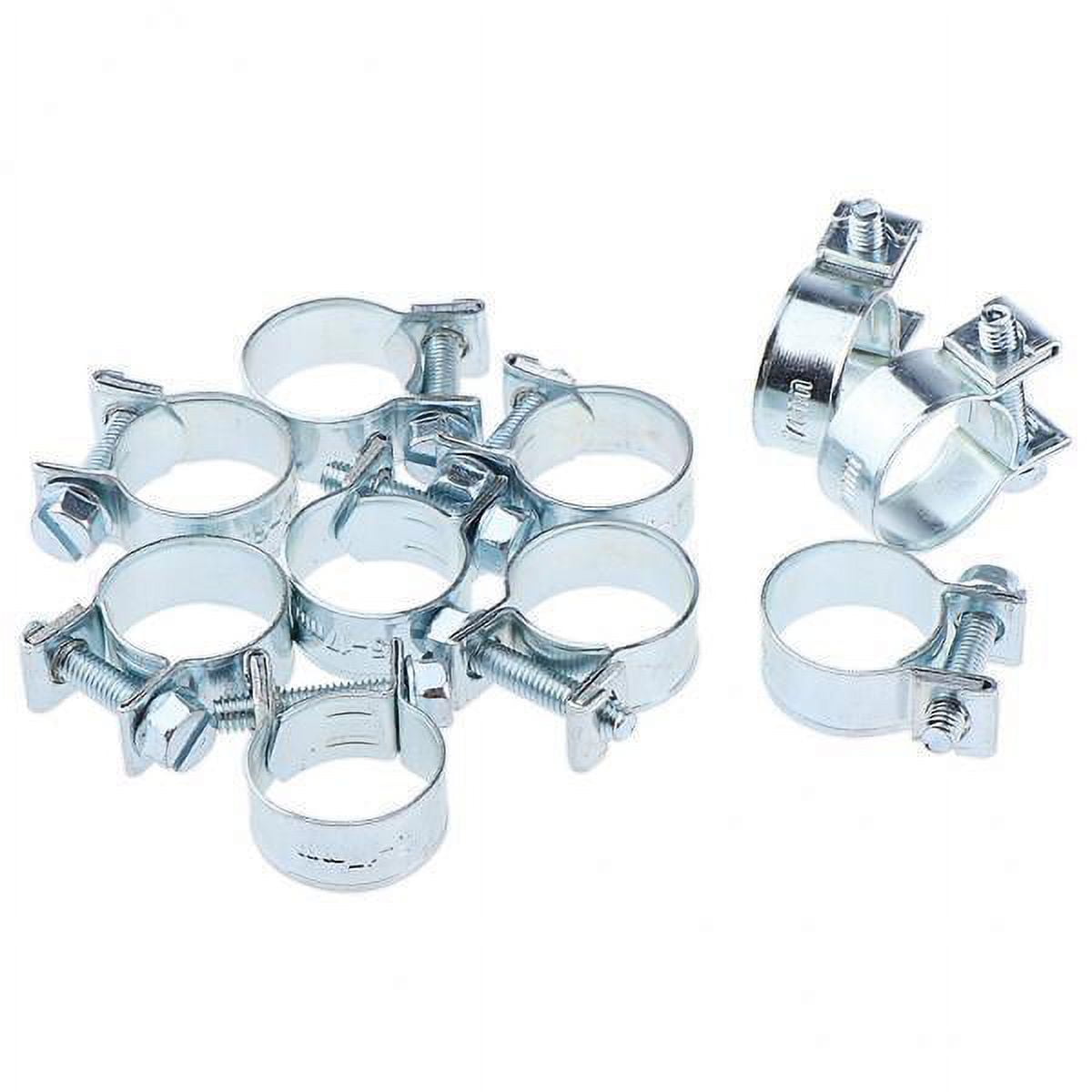 2 Clamp, 10 Pieces Stainless Line Clamp for Plumbing, Automotive And