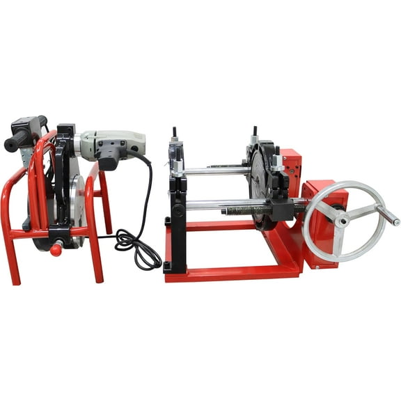2 Clamps Pipe Fusion Welder PE PPR PB PVDF Butt Fusion Welding Machine Pipe Fusion Welder 2.48"-7.87"