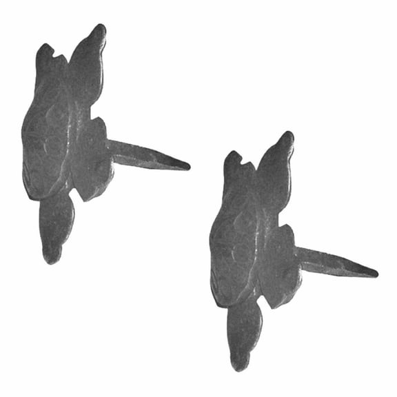 2 Clavos Decorative Nail Big Head Black Iron 3" H Renovator's Supply