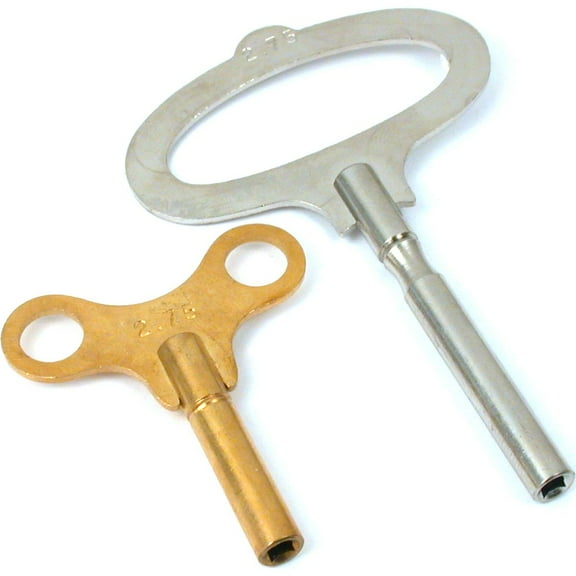 2 Clock Chime Keys Clockmakers Repair Tools Sz 2 2.75mm
