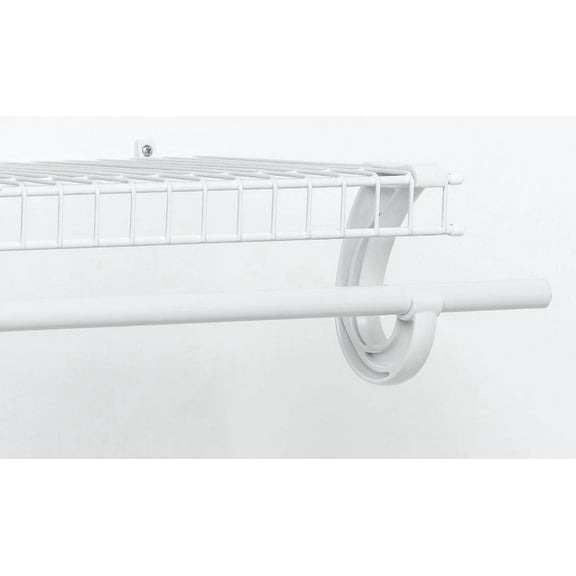 2 Closetmaid Rod Bar Superslide Support Bracket Hangers Hooks, (Part # 5629)