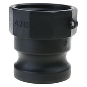 Heavy Duty IBC-Tank Adapter IBC-Water for Tank Fitting Garden Hose Connector 2" Coarse Thread X 2" Cam Lock Drain Adapte