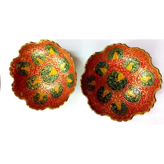 Exclusive Global Ecom Home Decoration Floral Decorative Bowl, Multicolor, 999999888899999 Count