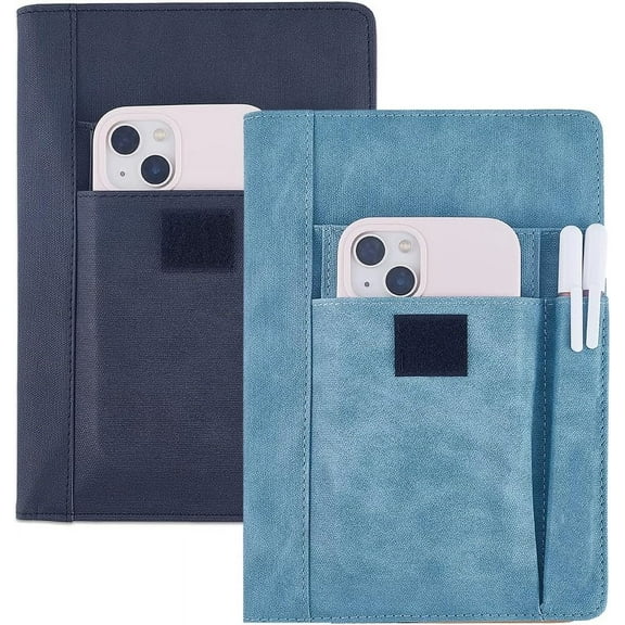 2 Color Book Cover PU Leather Waterproof Book Sleeve Cyan Black Reusable Book Protector for Paperbacks Notebook Wraps with Pen Pockets for Book Lovers Classmate Gifts 6.18.54inch diy
