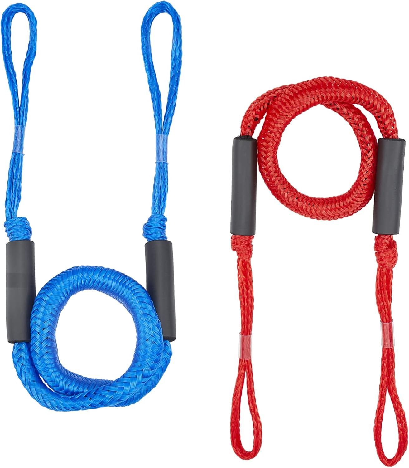 2 Color Bungee Dock Lines Ropes 4 Feet Elastic Bungee Cord Stretchable ...