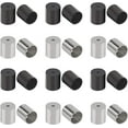 thumbnail image 1 of 2 Colors 40pcs Stainless Steel Cord Ends Column Leather Cord End Caps Cord 6mm Inner Diameter End Caps Cord End, 1 of 9