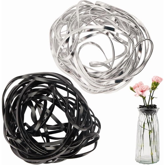2 Colors Flower Fixed Grid Aluminum Alloy Round Floral Vase Insert Arrangement Fixing Tool Decorative Arranger