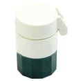 thumbnail image 1 of 2 Compartment Pill Crusher Pills Cutter with Storage Box, Cutter and Grinder, Tablet Grinder with Stainless Steel Grinding Pestle, Pill Crushers Fine Powder, Tablet Crushers for Elderly and Pets, 1 of 4