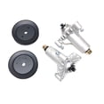 thumbnail image 1 of 2 Complete Sets Spindle Mandrel Assembly Replacement for 130794 / 532130794 with 2 Pulleys Replacement for 129861 153535 173436 and Mounting Bolts in Tapped Holes, 1 of 1
