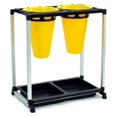 (2 Cone) Chicken Processing Stand, Restraining Chicken Cone, Durable