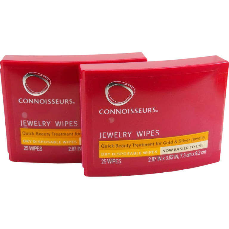 2 Connoisseurs Jewelry Wipes 50 Wipes
