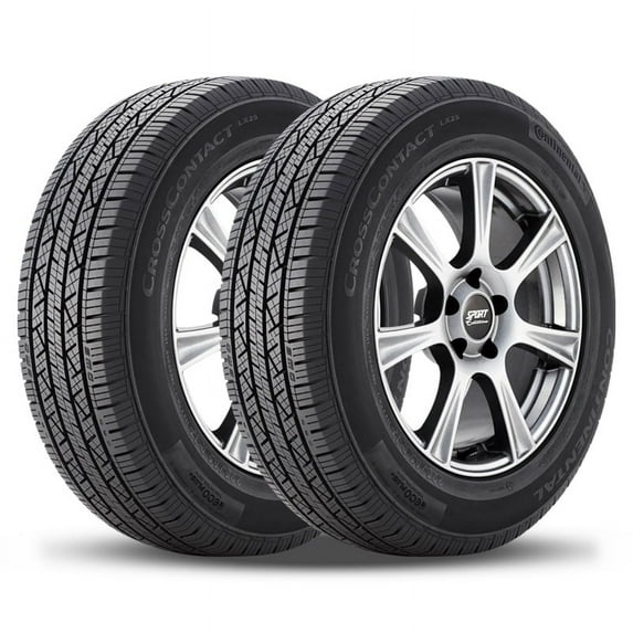 2 Continental CrossContact LX25 225/65R17 102H All Season 70K Mi Warranty 740AA 15509980000 / 225/65/17 / 2256517
