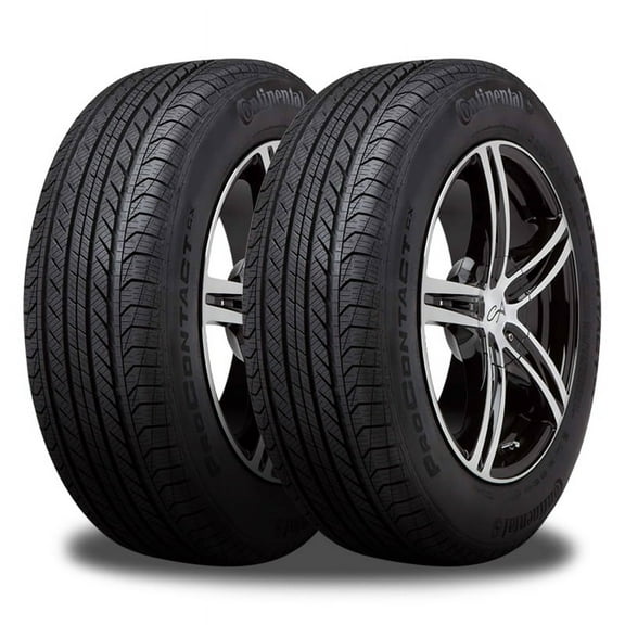 2 Continental ProContact GX 235/55R18 100H All Season Tires 55K Mi Warranty 15506440000 / 235/55/18 / 2355518
