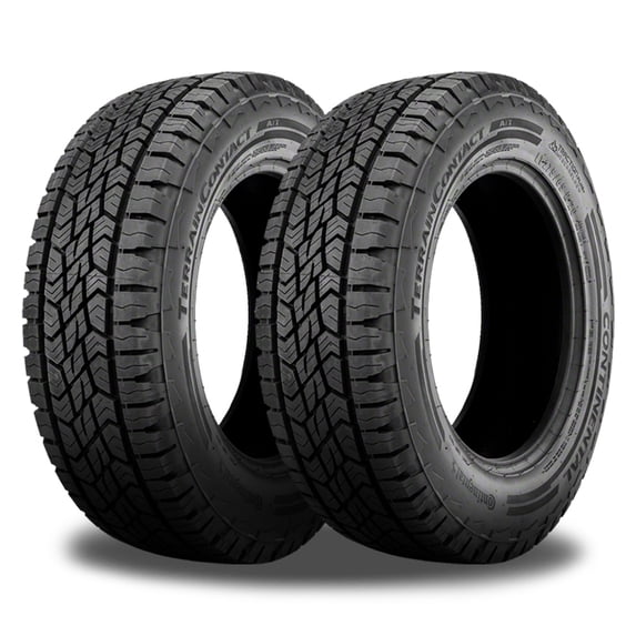 2 Continental TerrainContact A/T 275/60R20 115S All Terrain 60K MILE 680AB 15506940000 / 275/60/20 / 2756020