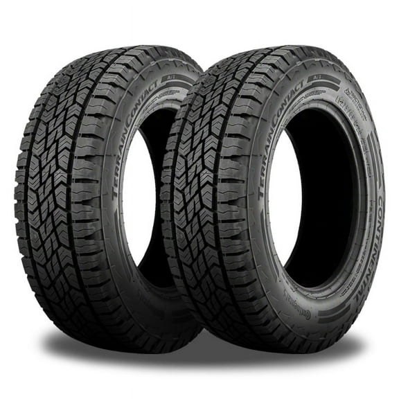 2 Continental TerrainContact A/T 315/70R17 121/118S All Terrain 60K MILE 10 PLY 15506680000 / 315/70/17 / 3157017