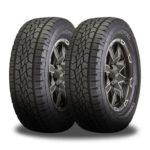 2 Continental TerrainContact A/T OWL 265/70R17 115S All Terrain 60K MILE 680AB 15506840000 / 265/70/17 / 2657017