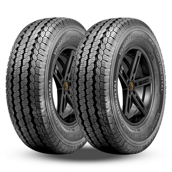 2 Continental VancoFourSeason 205/75R16 110/108R Cargo Van Fleet Tire 8 PLY 4733290000 / 205/75/16 / 2057516