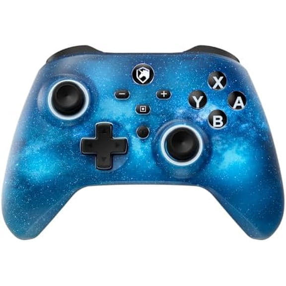 2 Controller, 2025 Controller with RGB/Macro/Shift/Turbo/Vibration, 1000mAh Controller Compatible with / 2/PC/Adroid/iOS