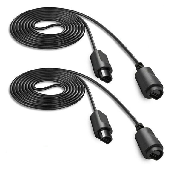 2* Controller Cord, Extended Extension Cable Cord for Nintendo 64 Controller N64 Game Console