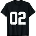 thumbnail image 1 of 2 Cool Distressed Birthday Lucky Number Player 2nd T-Shirt, 1 of 3