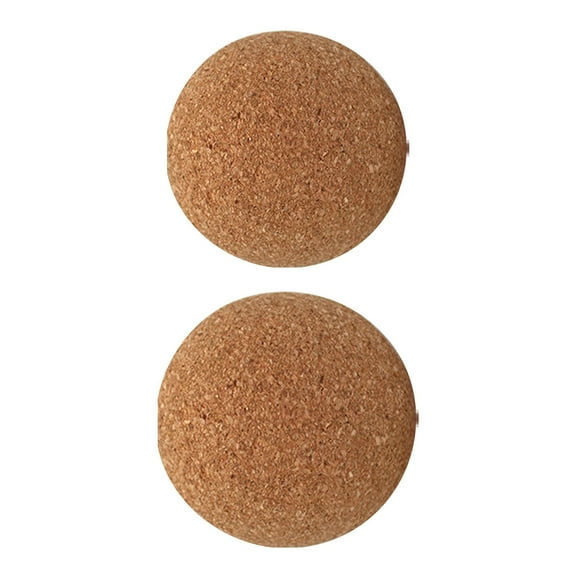 2 Cork Balls Portable Waist for Sports Gymnastics Training 6cm 8cm