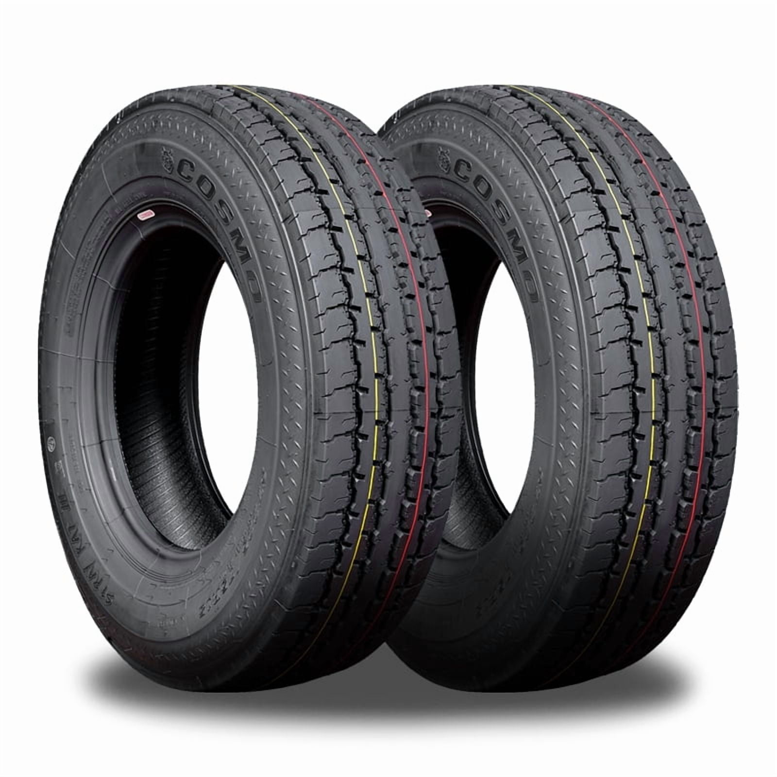 Cosmo 2 Cosmo Stray Kat III+ ST225/75R15 123/119L All Steel Trailer Tires 14 PLY Load G 80679381 / 225/75/15 / 2257515 Simolary simolary.com
