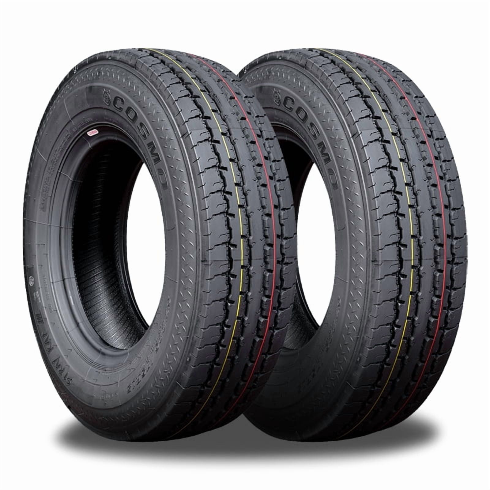Cosmo 2 Cosmo Stray Kat ST225/75R15 117/112M 10 Ply Load Range E Trailer Tires I-0127297 / 225/75/15 / 2257515 Simolary simolary.com