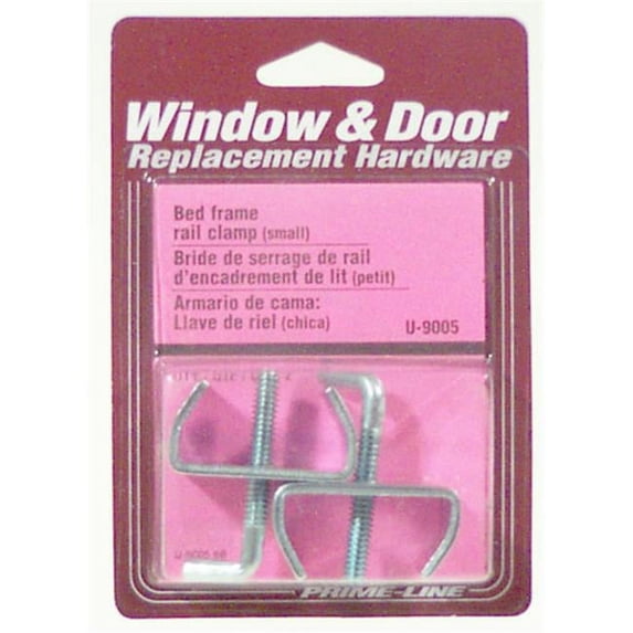 2 Count 1 in. Bed Frame Rail Clamp