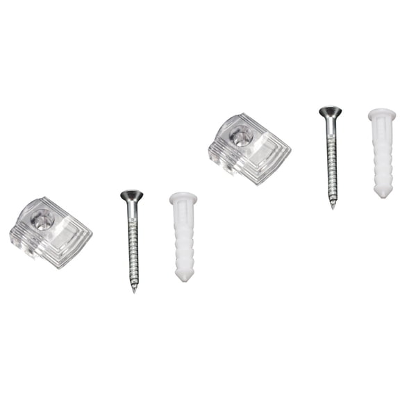 2 Count Adjustable Mirror Holder Clips Reusable Hooks Hanging