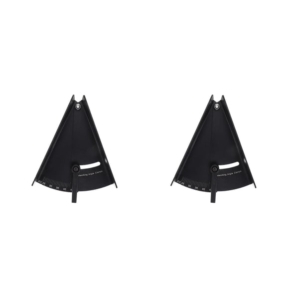 2 Count Angle Clamp Tools Corner Clamps for Woodworking Black