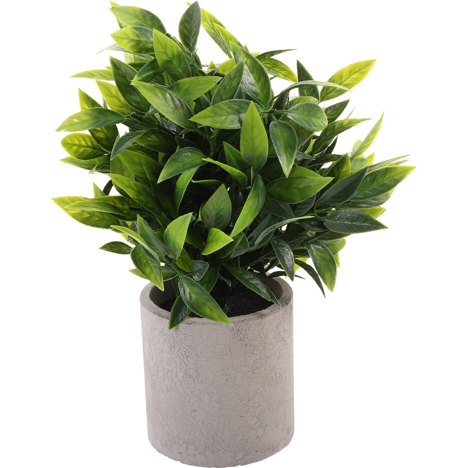 2 Count Artificial Potted Plant Plants Indoor Faux Office Green