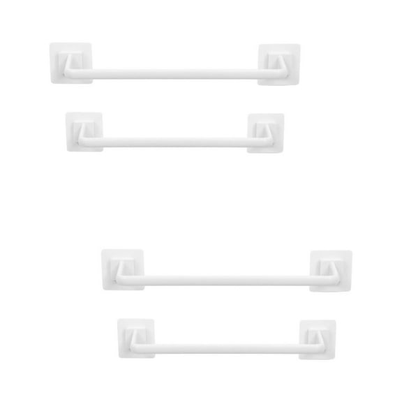 2 Count Bathroom Towel Shelf Hand Holder with No Drill White