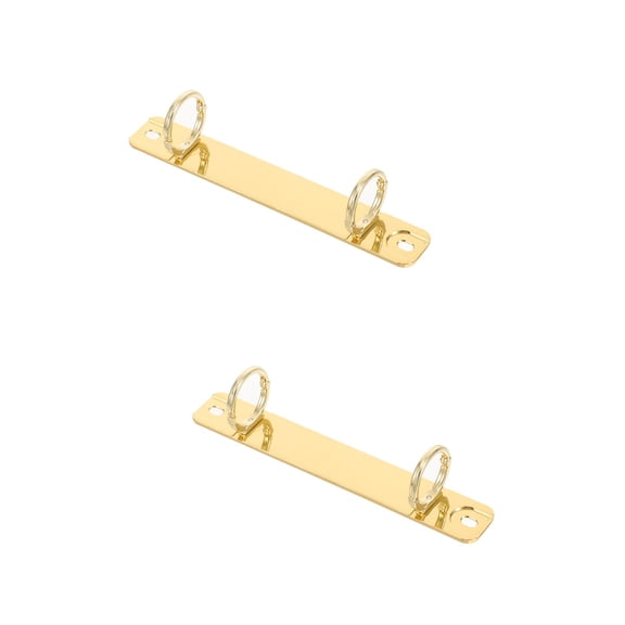 2 Pack Binder Clips with 2 Binder for Journal, File Holder, and Organizer Spine Bar Accessories