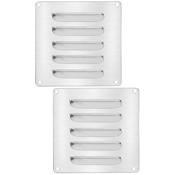 2 Count Boat Part Exhaust Vent Louvered Vent for Marine Marine Air Vent Yacht Hardware