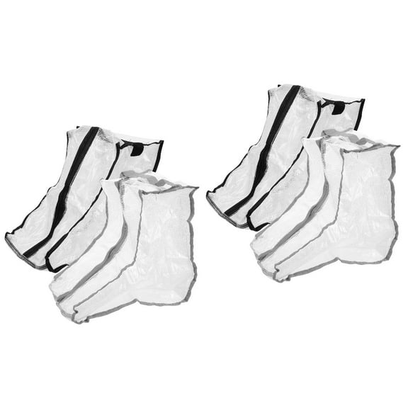 2 Count Boots Boot Organizer PVC Shoe Bags Shoe Bags with Zippers Travel 28x20cm