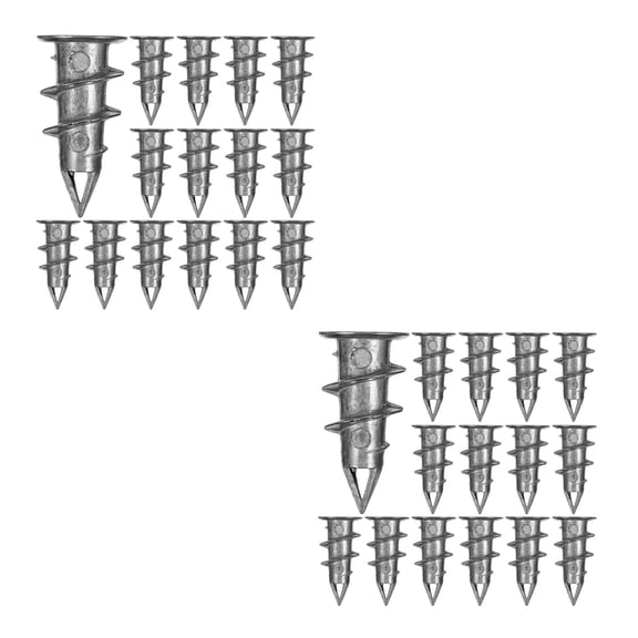 2 Count Brick Expansion Screws Picture Hanging Anchors for Wall Mounting Heavy Duty Support