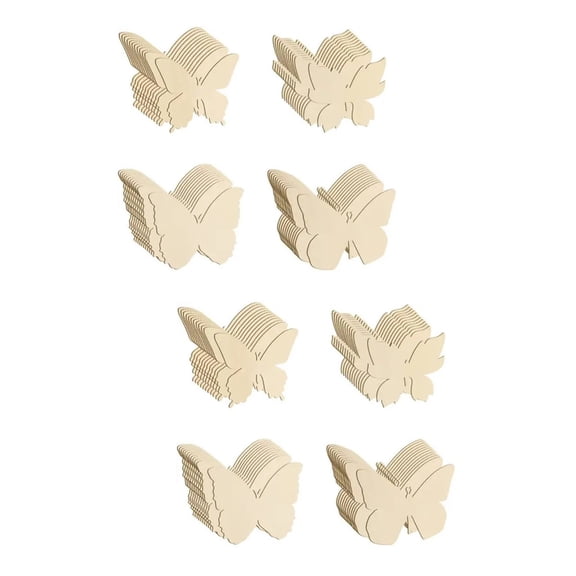 2 Pack Butterfly Shaped Drawing Boards Blank Canvas for Kids Art and Craft Projects 8.89 x 6.30 x 0.20 CM