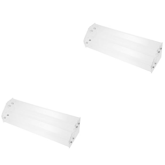 2 Count CD Storage Rack Recorder Display Cabinet Case Office