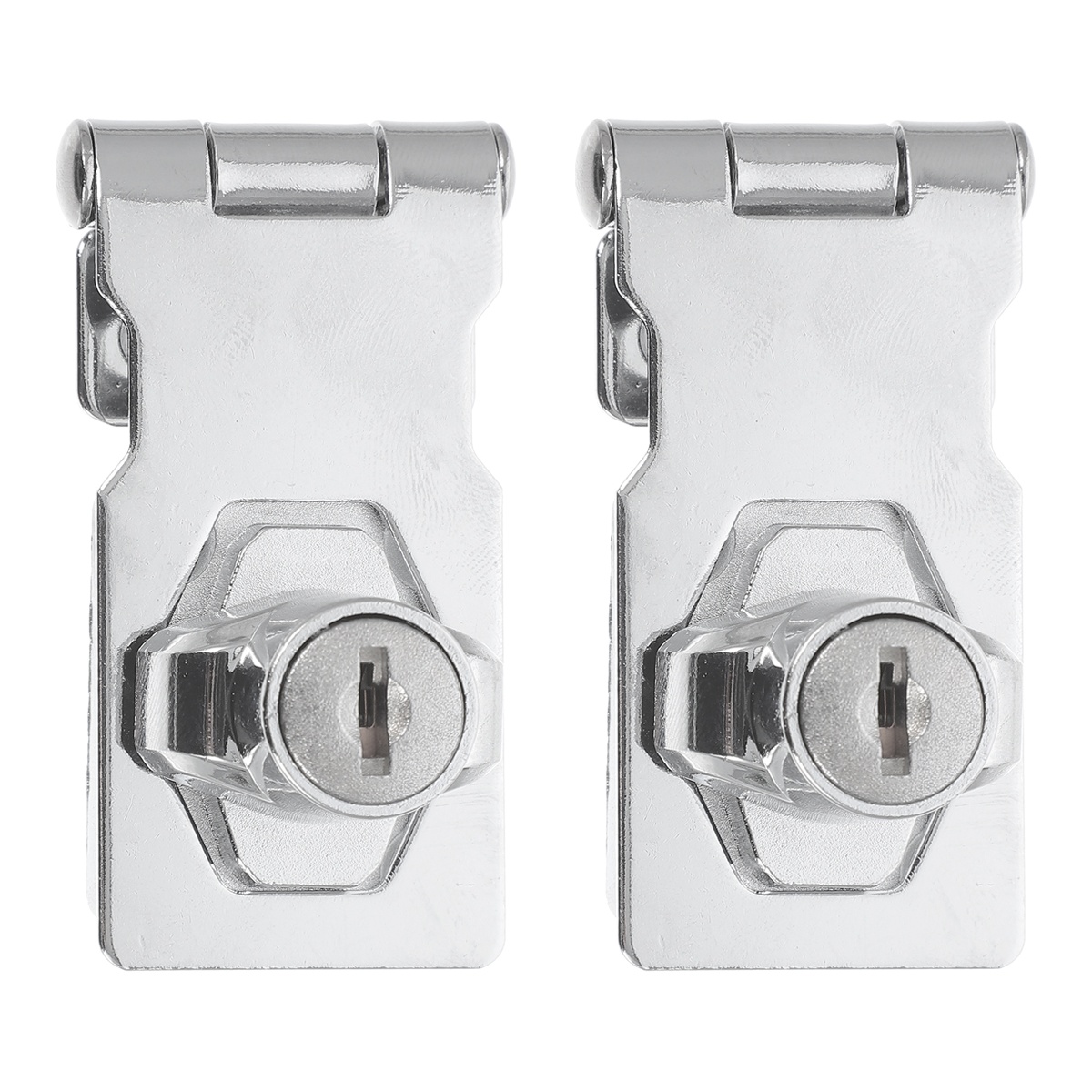 2 Count Door Lock Display Showcase Drawer Chain Twist Knob