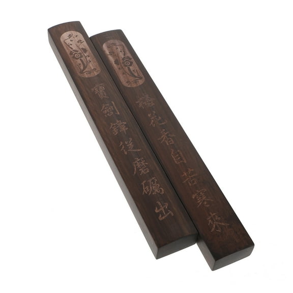 2 Count Calligraphy Paperweight Pattern Weights Town Ruler Practical Stationery