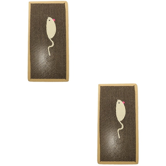 2 Count Cat Scratcher Mat Scratching Post Claw Grinding Board Indoor Plaything
