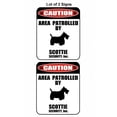 thumbnail image 1 of PCSCP 2-Count Caution Area Patrolled by Scottie Security Inc 9" x 11.5" Laminated Signs, 1 of 4