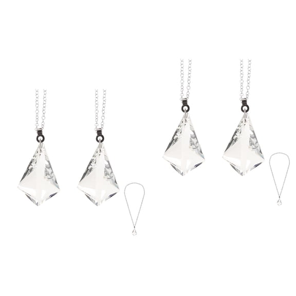 2 Count Ceiling Fan Light Chain Chains Pulls Fittings Ceilings Pendant Lights Silver