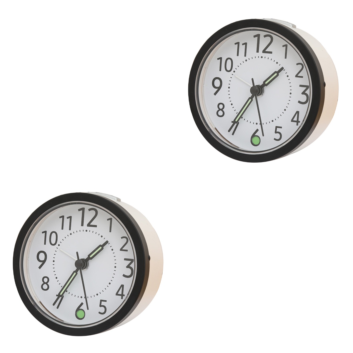 2 Count Clocks Fashion Clock Desk Alarm Clock Clock for Nightstand