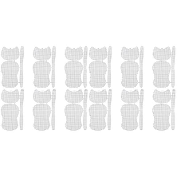 2 Count Crochet Projects Material Handmade Retro Style Clothes Buttons Tote Bag Miss White