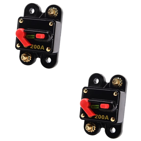 2 Pack LED Light Decals with Battery Operated Manual Reset for Home Electrical Safety